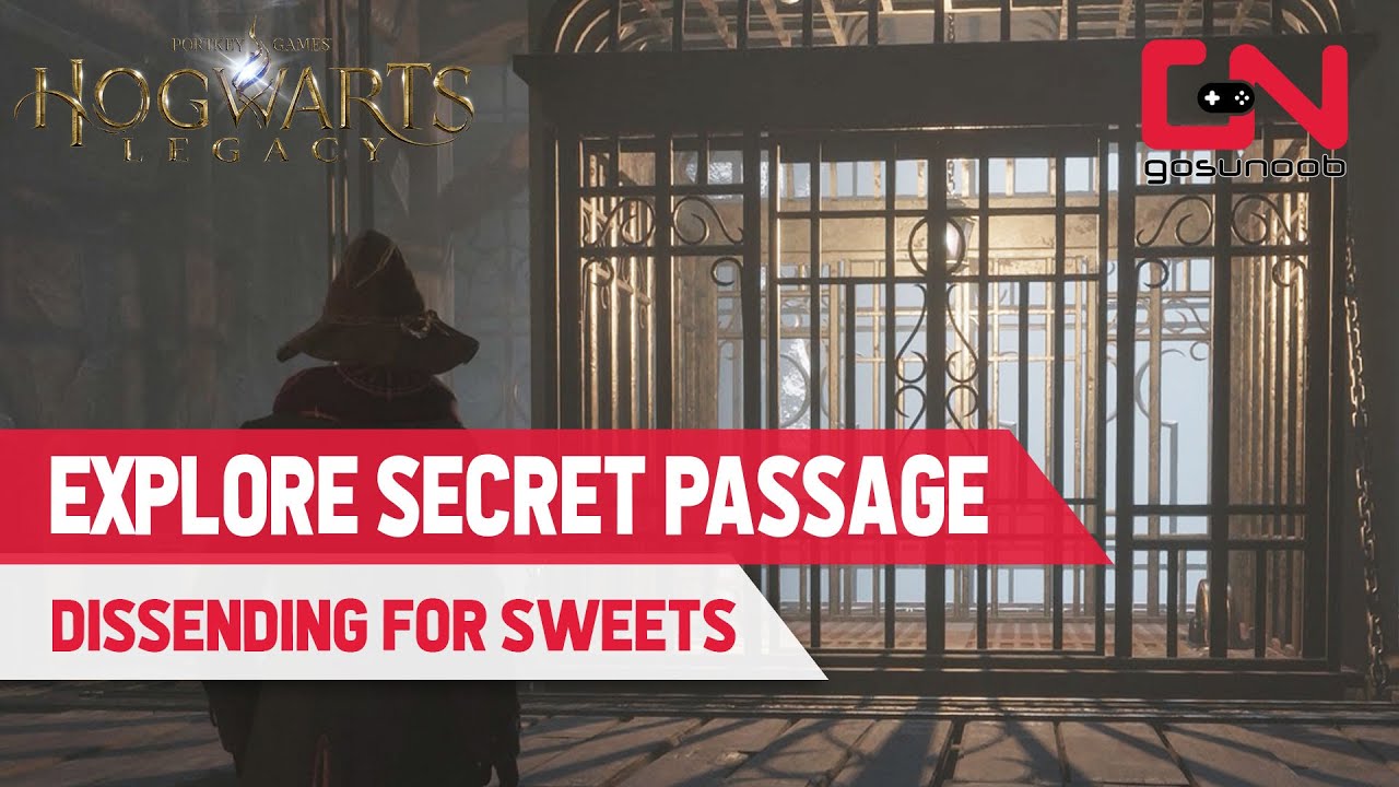 How to Explore the Secret Passage in Hogwarts Legacy - Dissending for Sweets Quest