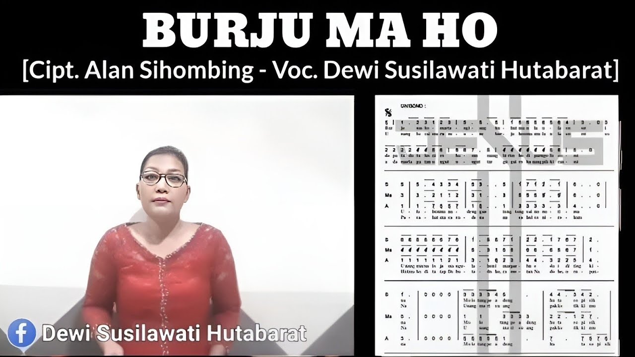 BURJU MA HO | LAGU KOOR INA TERBARU CIPTAAN ALAN SIHOMBING (VOCAL DEWI SUSILAWATI HUTABARAT)