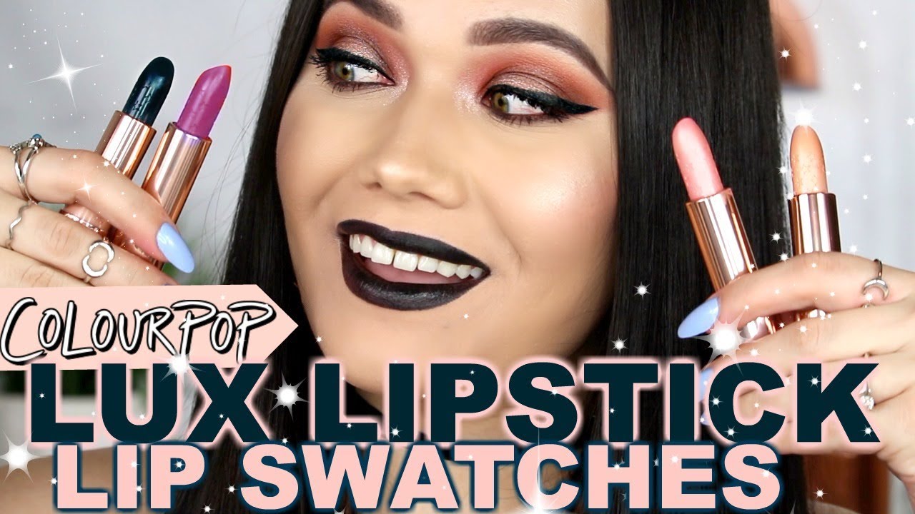 COLOURPOP Lux Lipstick Lip Swatches! ALL 24 SHADES!