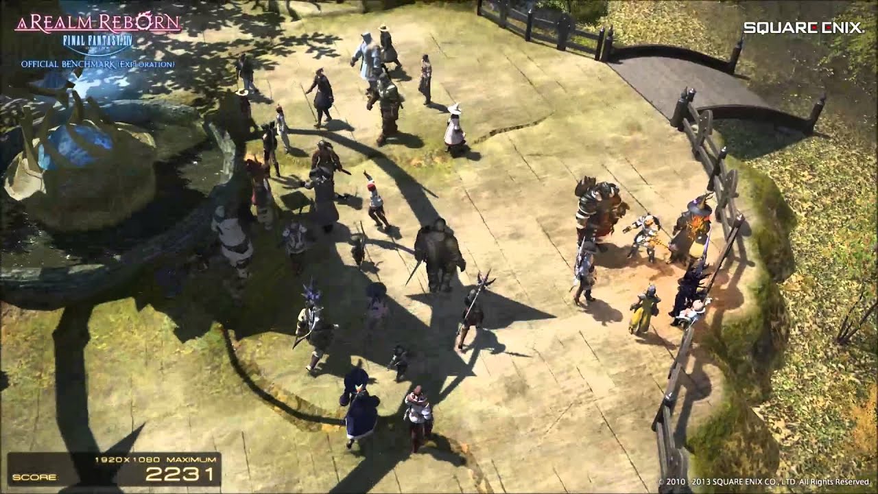 FFXIV Exploration benchmark
