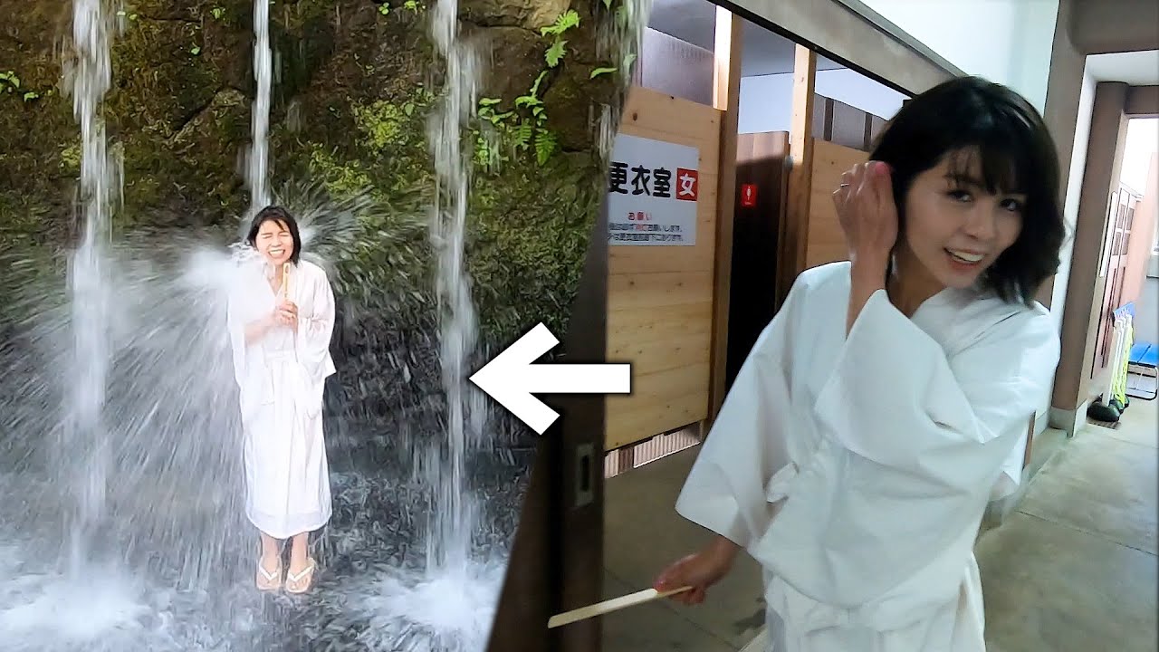 【富山】ローカルタレントが滝行したら大変なことにw
