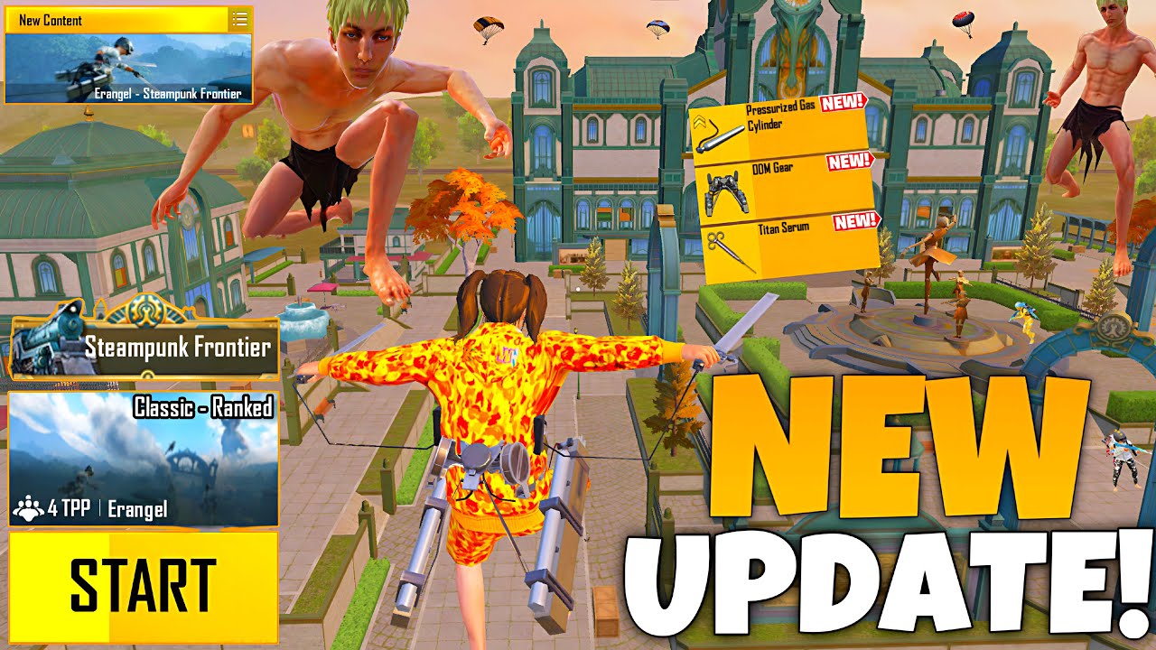 NEW 3.8 UPDATE!😍 FIRSTIME PLAYING NEW TITANS STEAMPUNK FRONTIER MODE🔥SAMSUNG,A7,A8,J7,XS,A3,A4,A5,A6