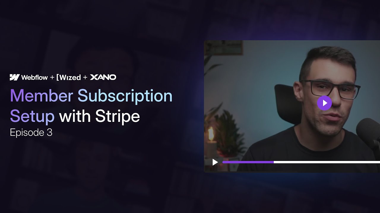Ep 3- Member Subscription Setup with Stripe | LMS with WWX