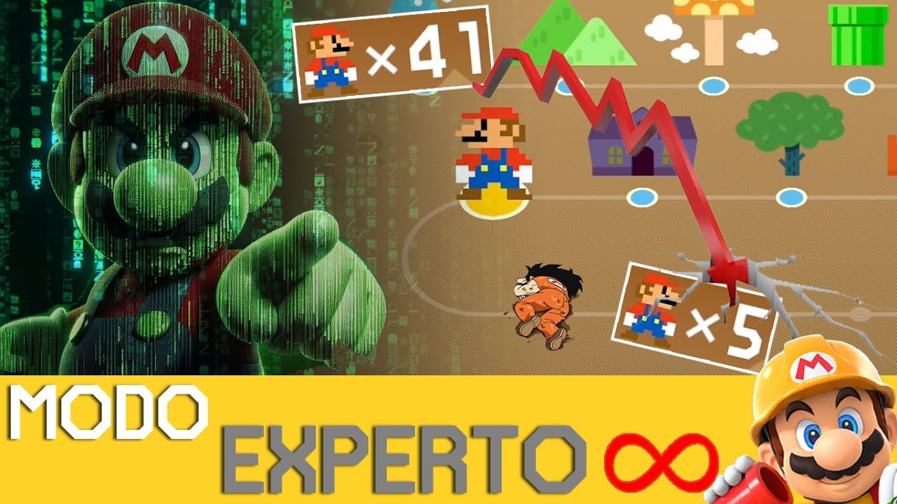 El ALGORITMO Sabe Cuando ATACAR 🤨 | EXPERTO INFINITO (NO SKIP) - SMM2 - ZetaSSJ