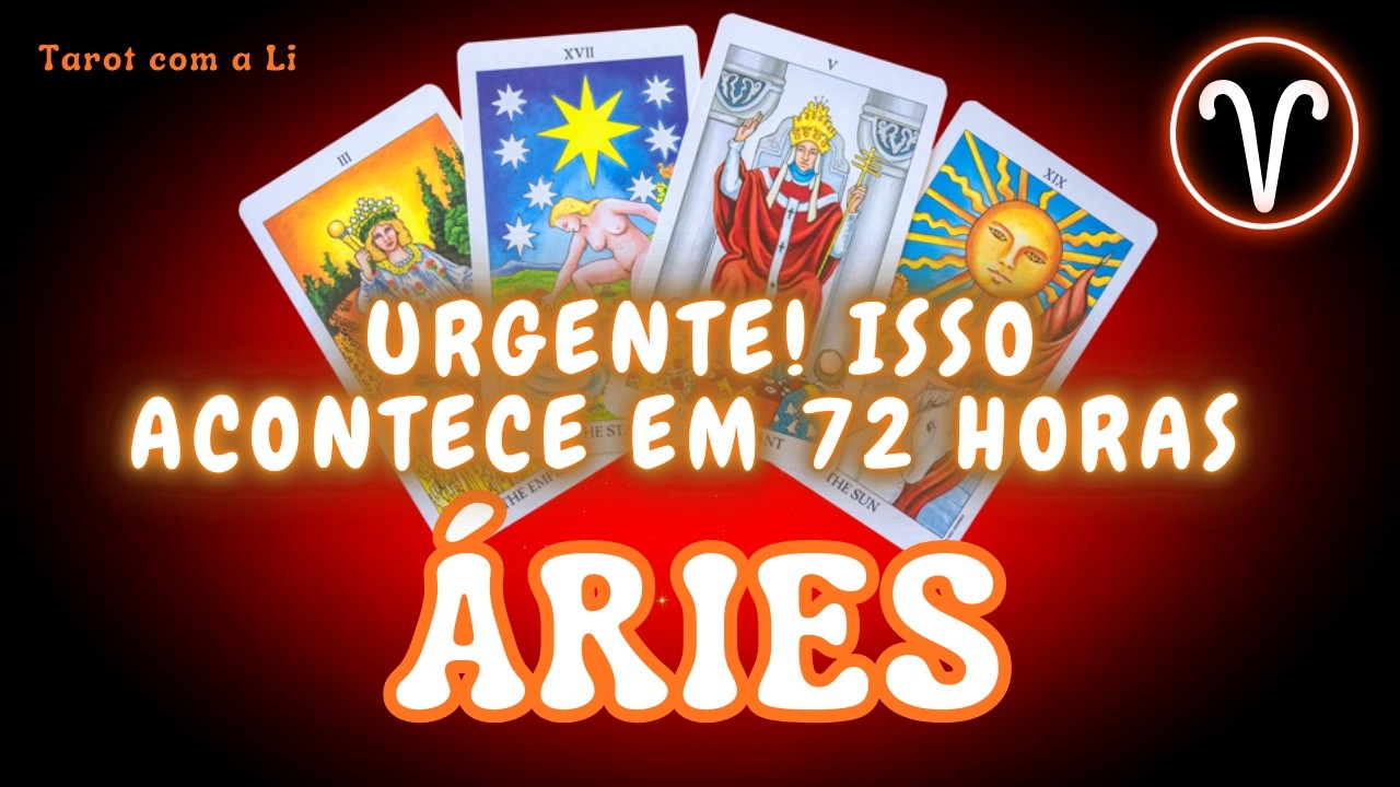 ÁRIES♈ ISSO ACONTECE EM 72 HORAS 😱 UMA NOTÍCIA INESPERADA VAI MUDAR SUA VIDA