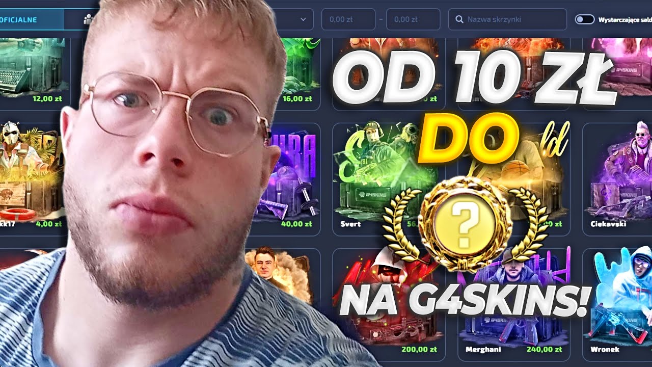 OD 10ZŁ DO KOSY NA G4SKINS!!! GRUBOOOOO    (+KONKURS )❗❗❗