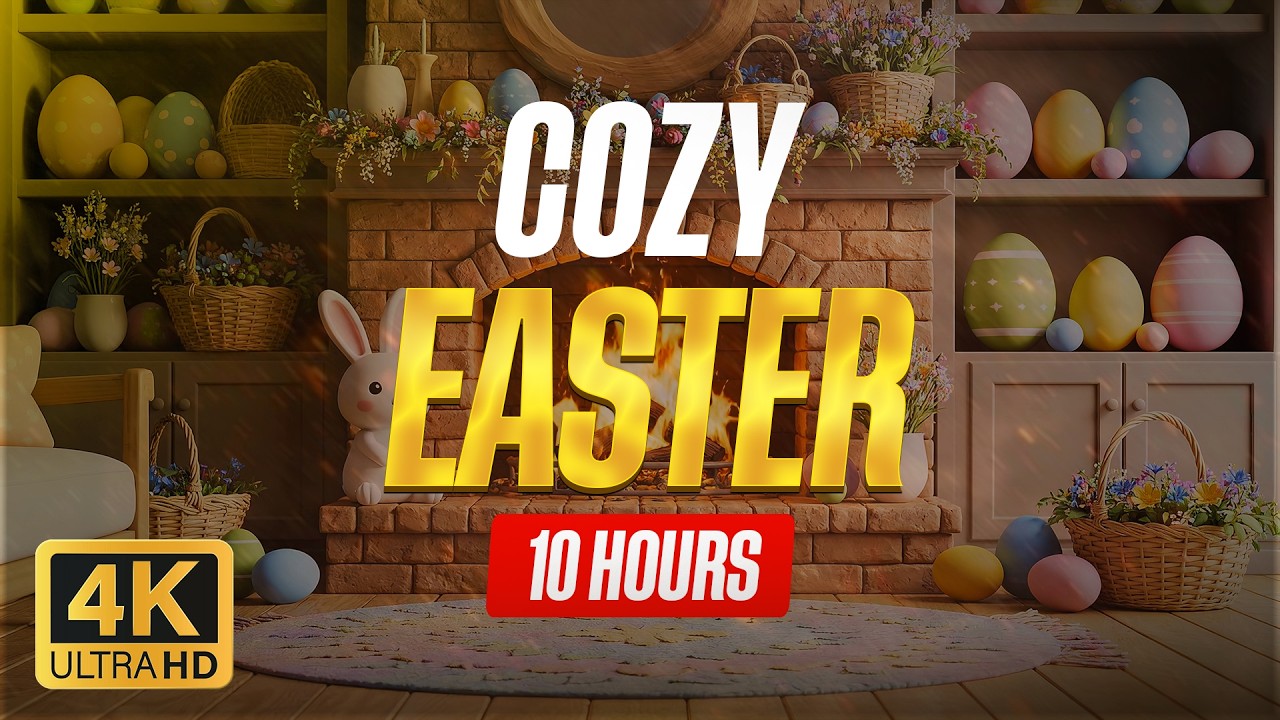 Cozy Spring Morning 🌸 Easter Ambience with Soft Jazz – Relax, Study & Sleep