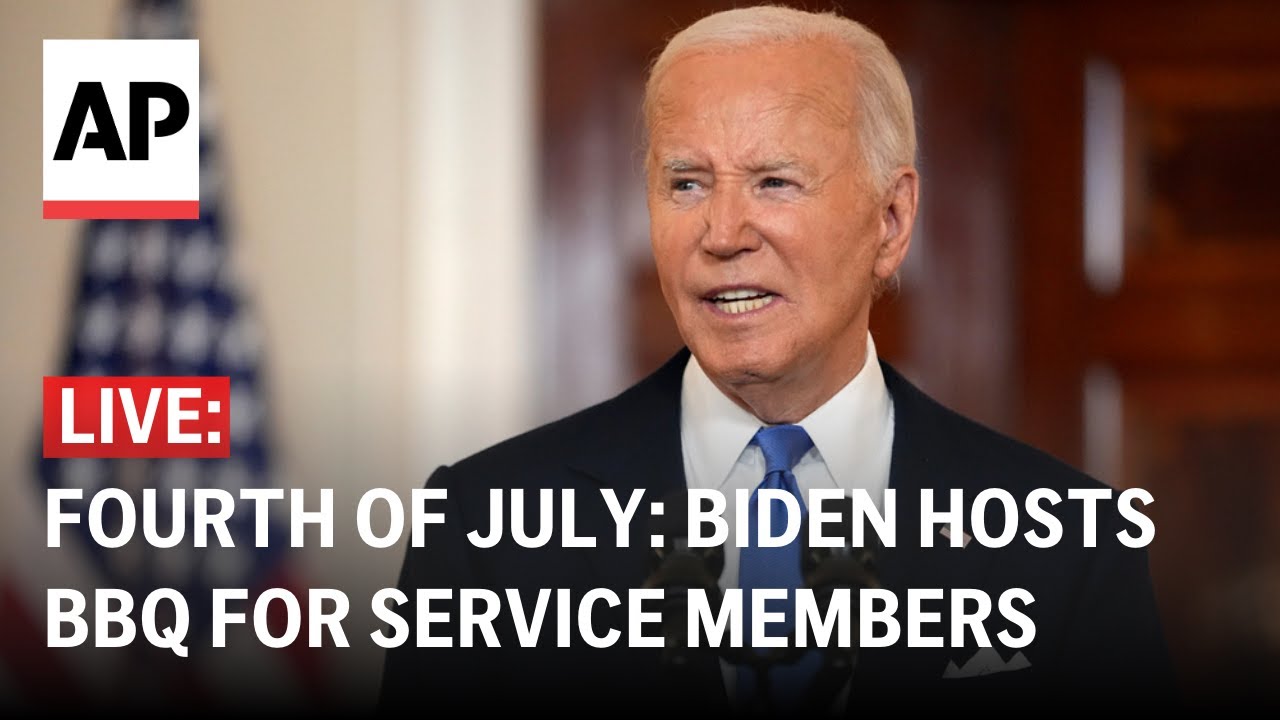 July 4th LIVE: Biden hosts barbecue for service members and families