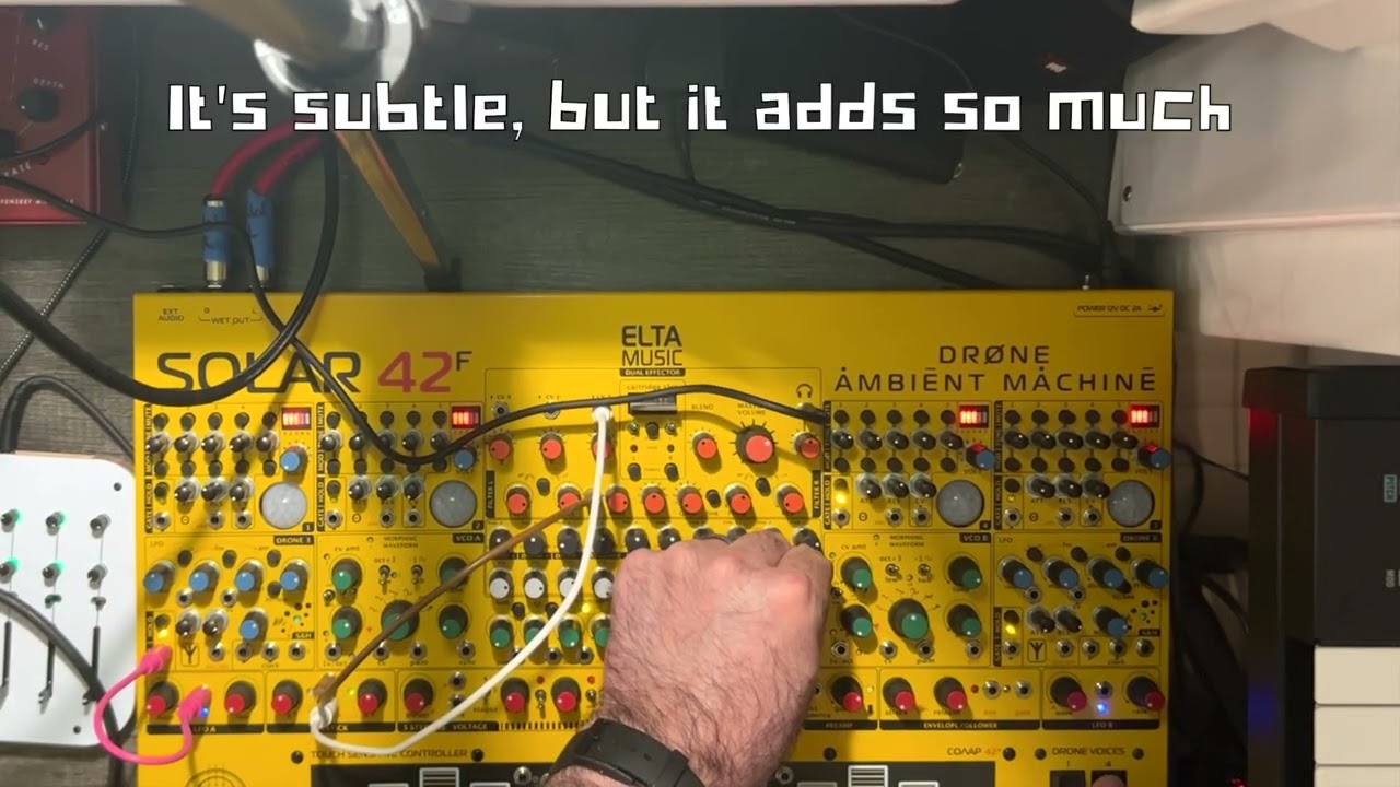 Solar 42F Ambient Drone Machine - Live Performance