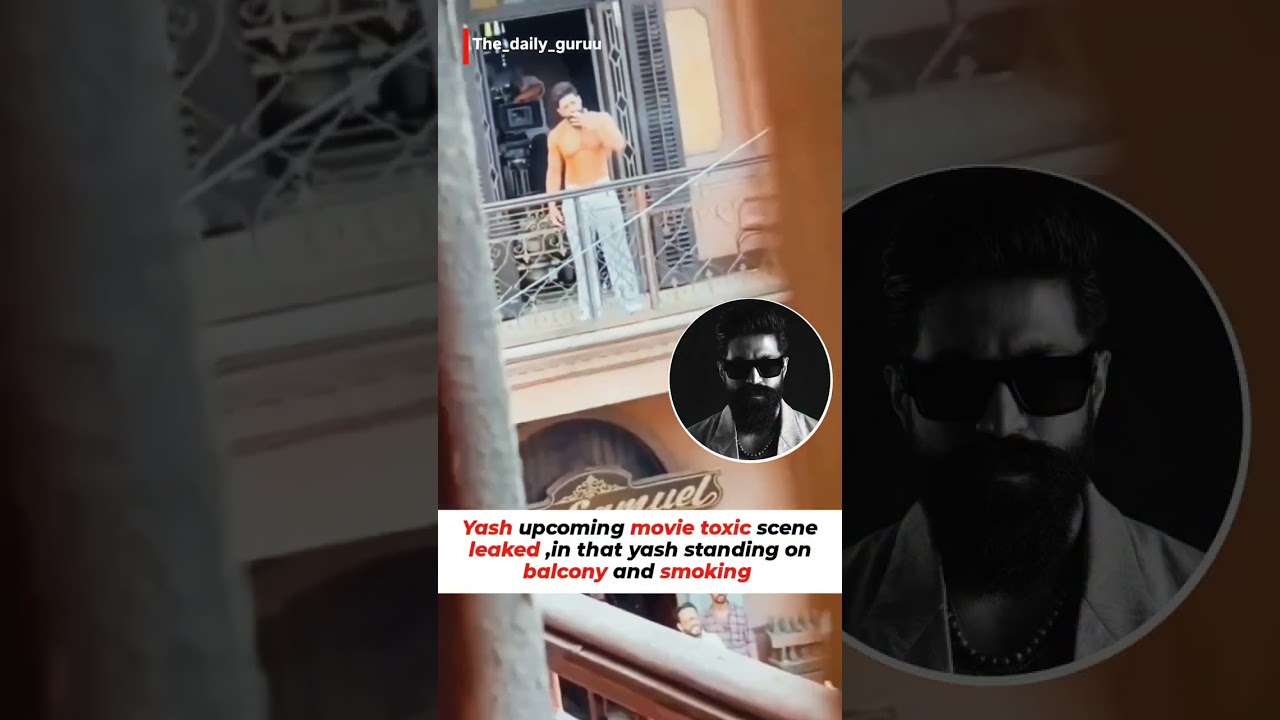 Actor Yash's smoking scene from director Geetu Mohandas's upcoming film, 'Toxic: