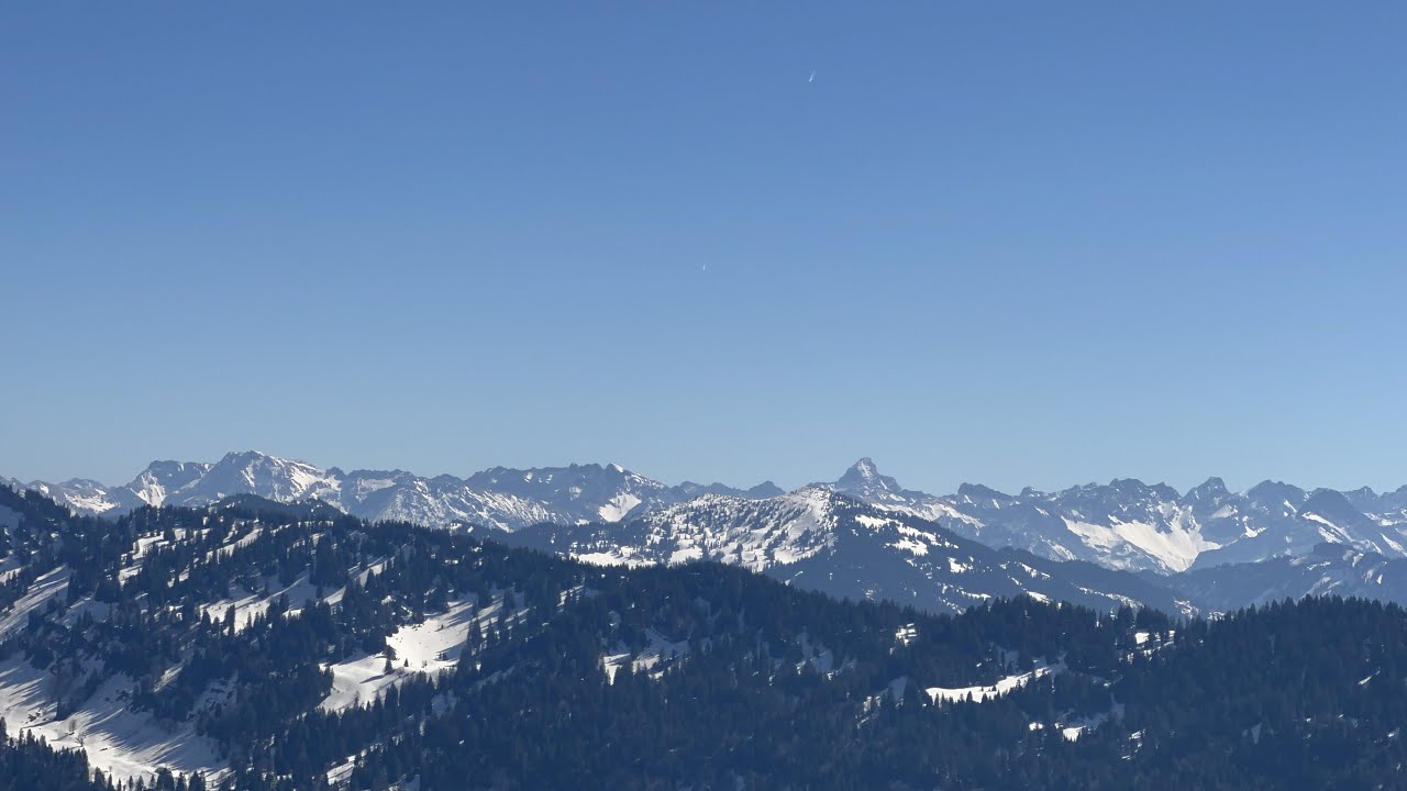 Nagelfluhkette - Auf dem Falken [1564 m] - Hochhäderich [1566 m]  (23. März 2022)