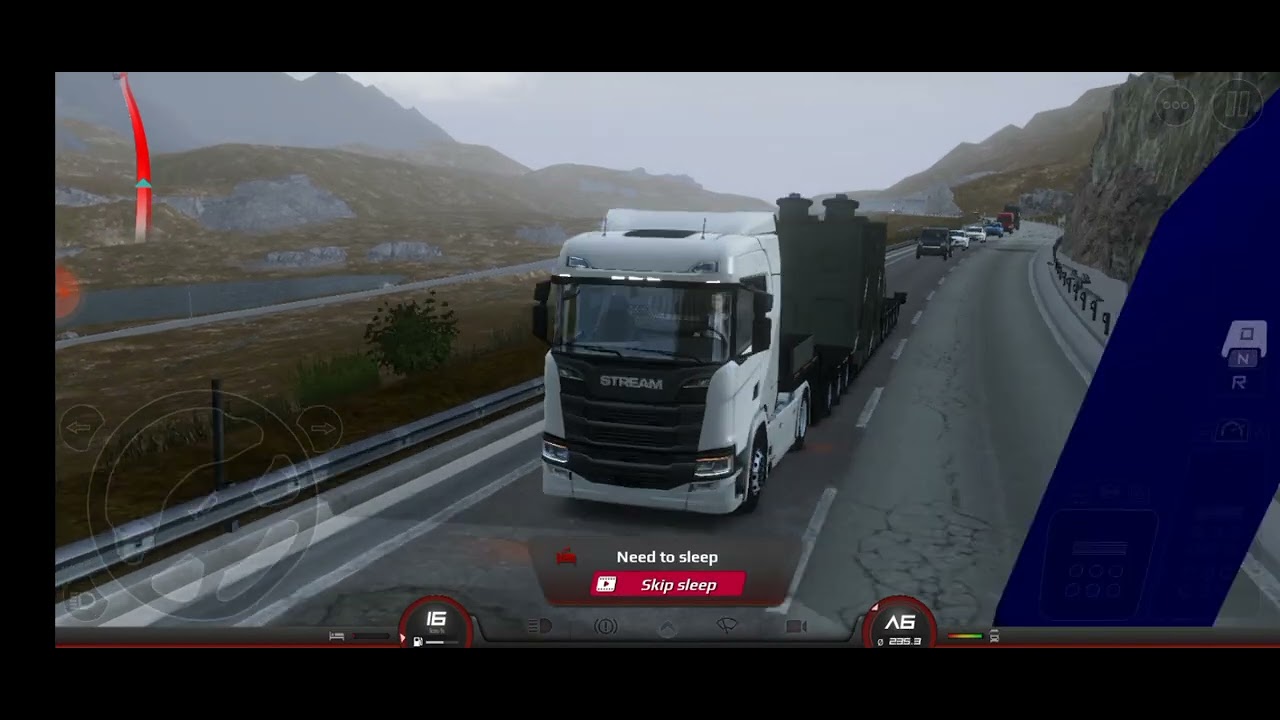 Truckers Of Europe 3 Semi Truck Transporting a Transformator Sending From The Tremola part 2