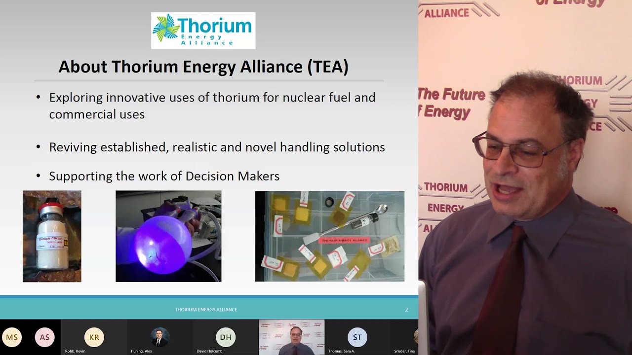 Thorium for Power Products and Prosperity - John Kutsch of Thorium Energy Alliance @ ORNL MSRW 2021