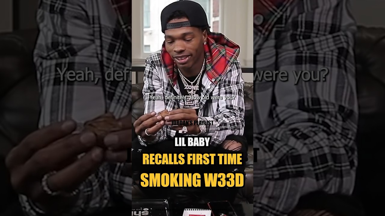 Первый раз Lil Baby &laquo;ROLLING UP&raquo; 💨😂💯 #lilbaby #хипхоп #рэпер #интервью #рэпмузыка