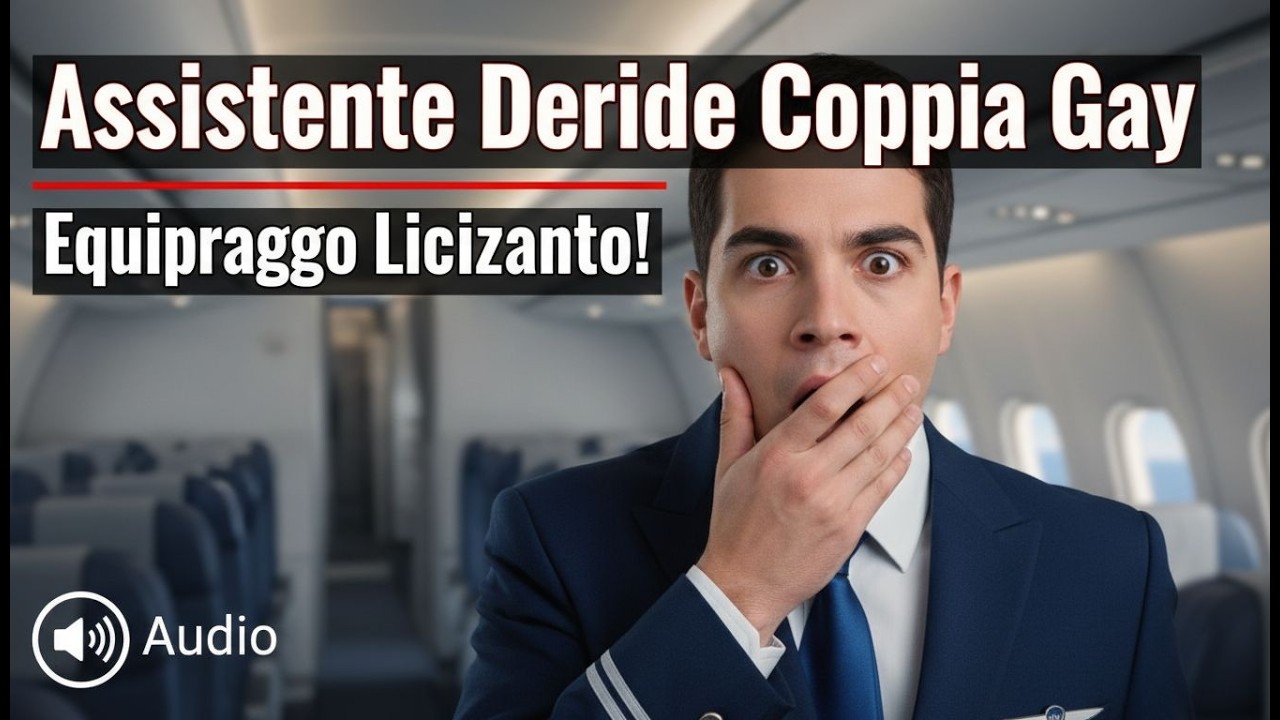 Assistente di volo deride una coppia gay in prima classe — Pochi minuti dopo, l'equipaggio...