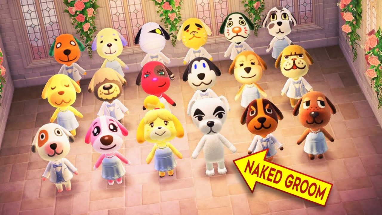 All 16+2 Dogs' Collective Wedding, including KK and Isabelle (FLASH WARNING!)