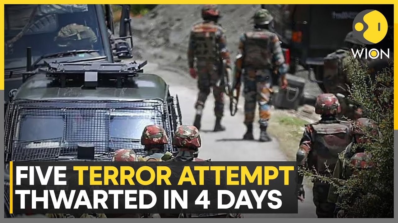 J&K: Five Terror Attempts Thwarted In Four Days; Alert Indian Forces Foil Bomb Attacks | WION
