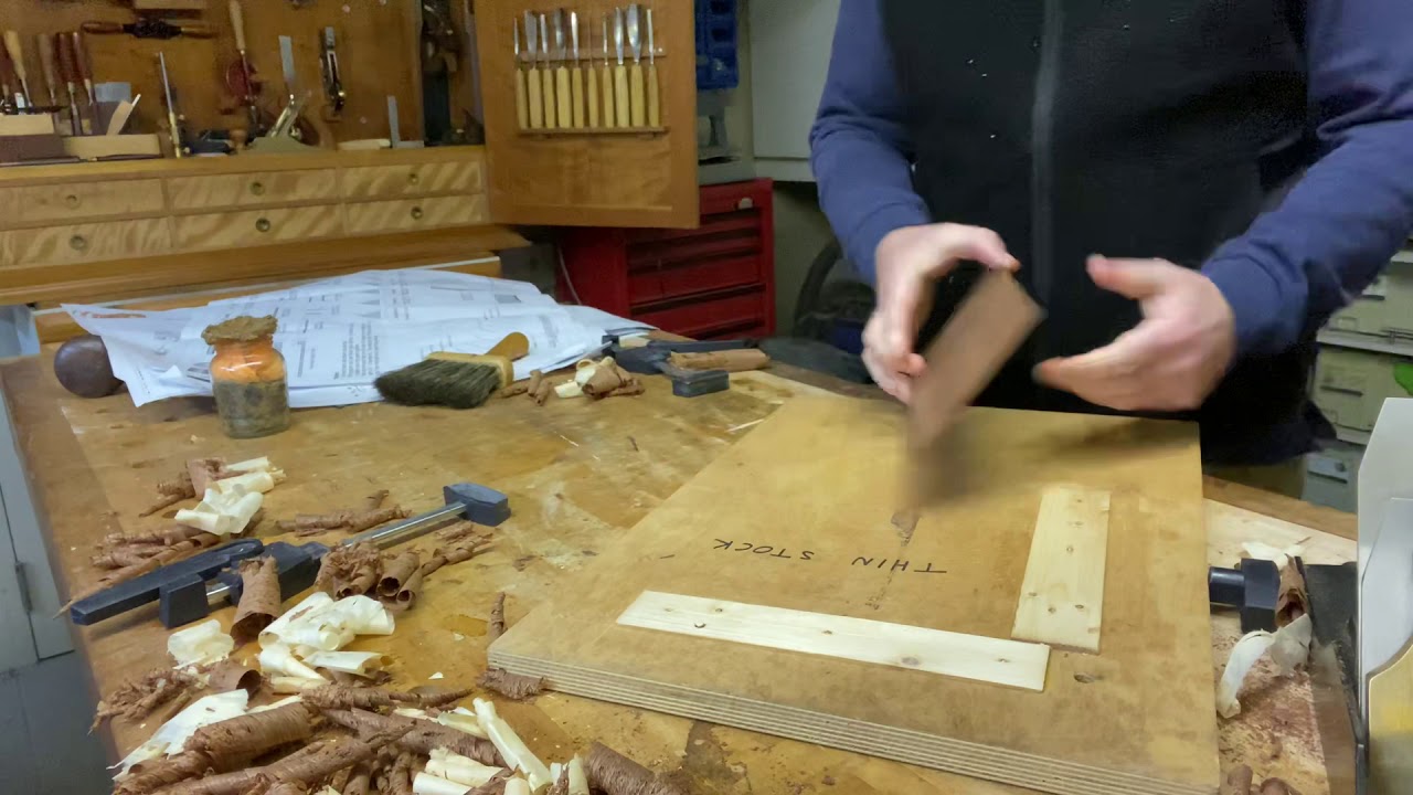 Thin stock woodwork jig