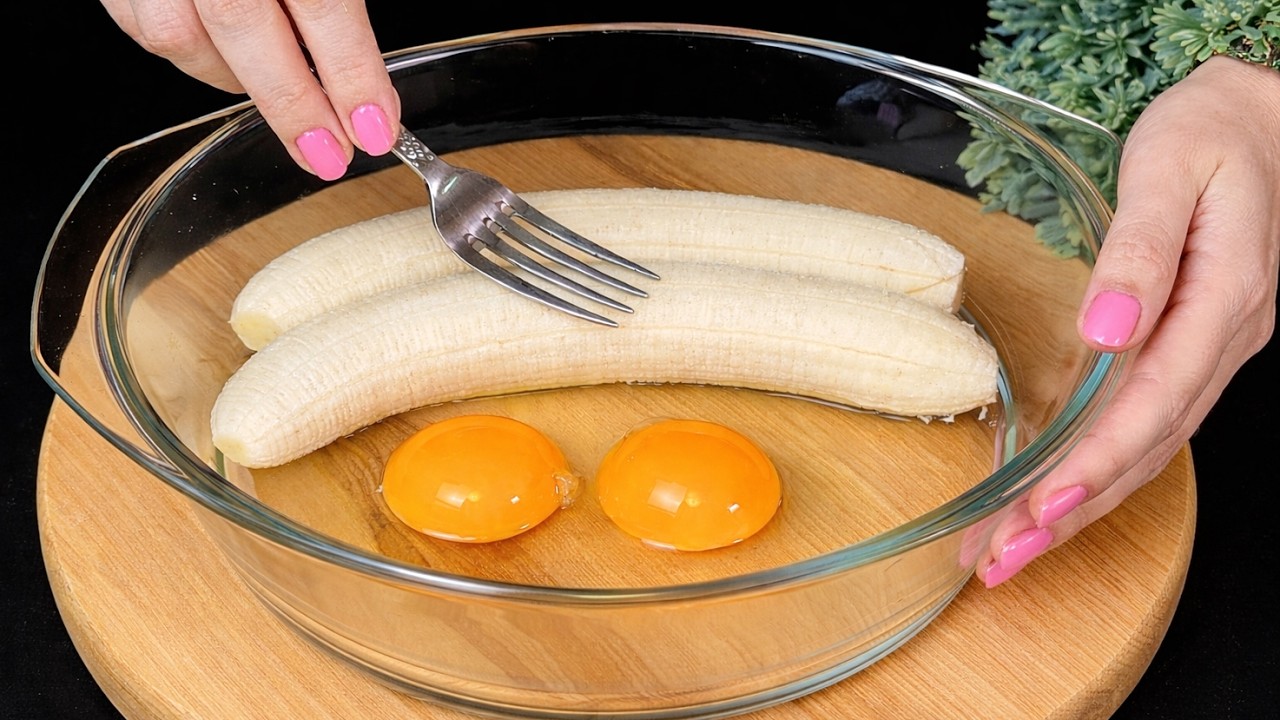 У тебя есть 2 банана и 2 яйца? Банановый десерт, о котором говорит каждый