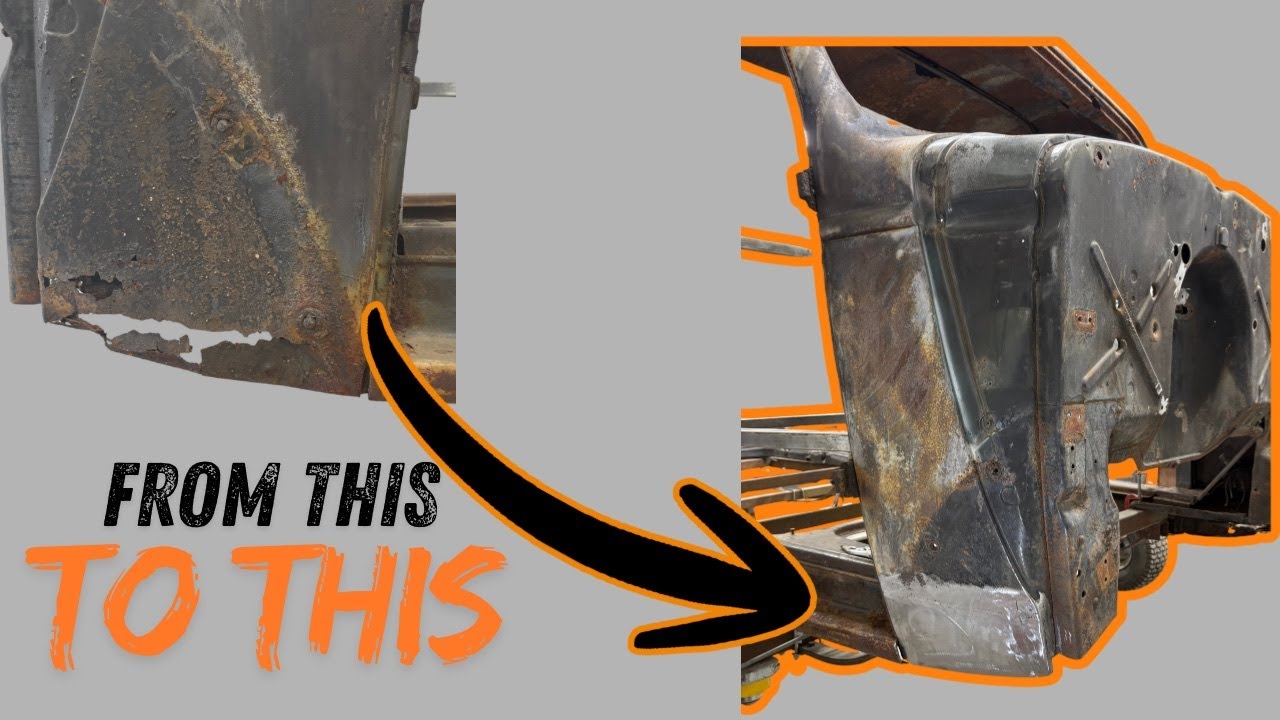 Using Junk to Fix Other Junk... 1945 Chevy Cab Corner Repair and Beginner's Metal Work