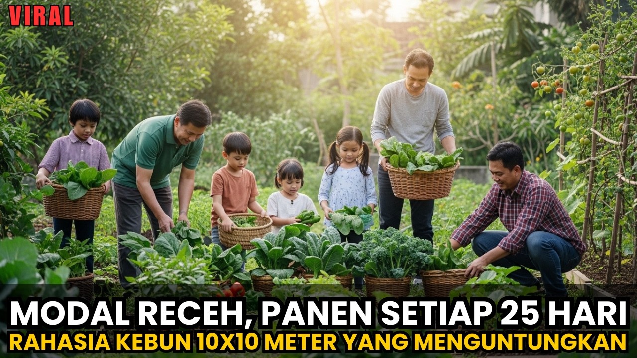 Lahan 10x10 Meter Bisa Hasilkan Jutaan? Cara Tanam Kangkung & Bayam yang Jarang Orang Tahu!