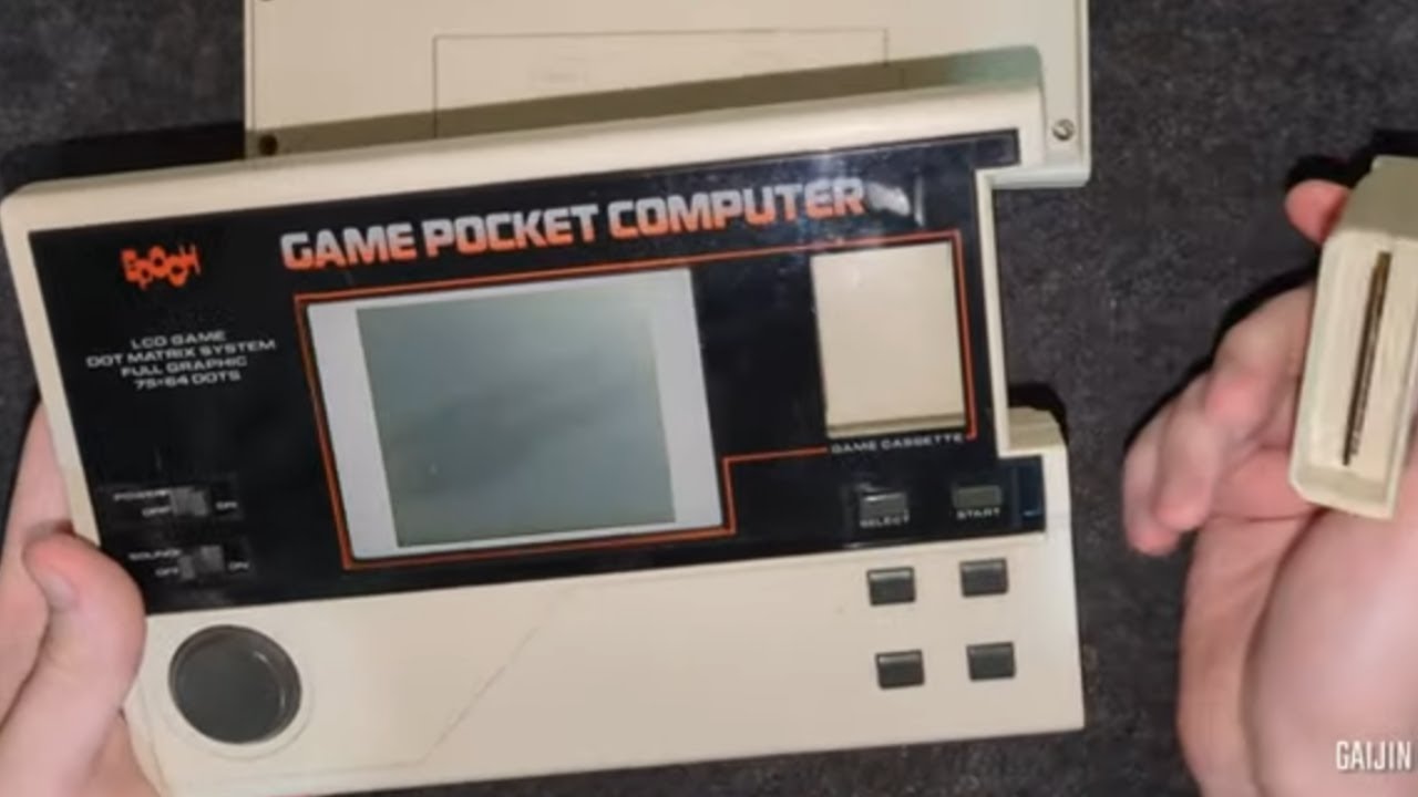 Japanese Handheld Before the Game Boy (1984 Epoch Game Pocket Computer)