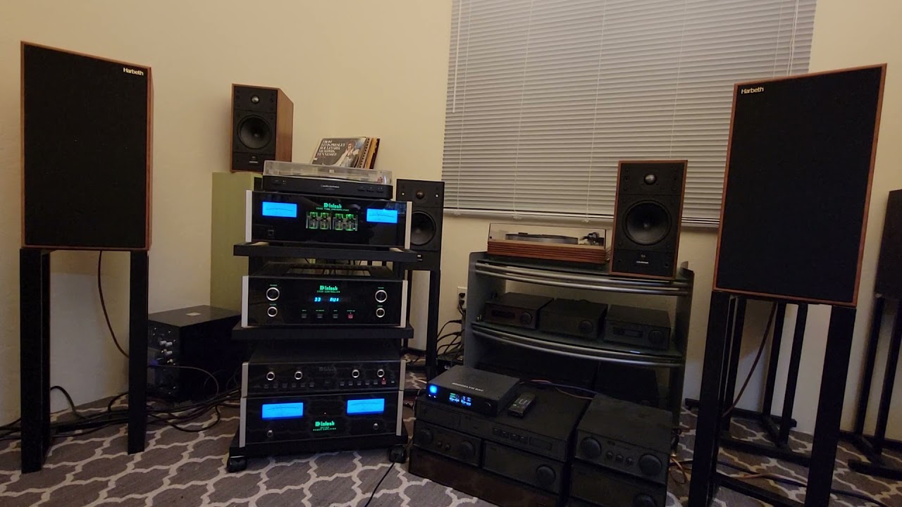 Harbeth Compact7 ES-3 Vs. Klipsch Heresy IV playing female vocal