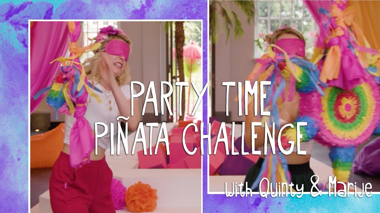 Party Time Piñata challenge! with Helle and Tinne! | The Ritual of Holi