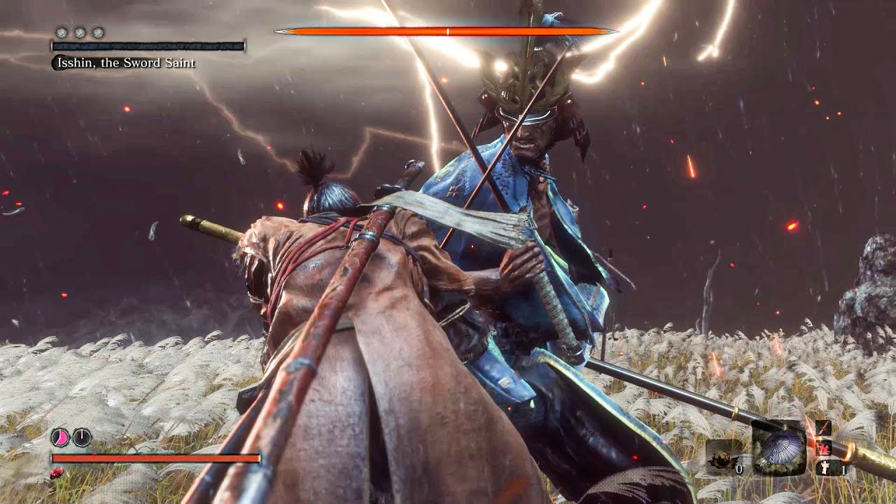 Isshin, the Sword Saint is the tough boss in Sekiro: Shadows die Twice