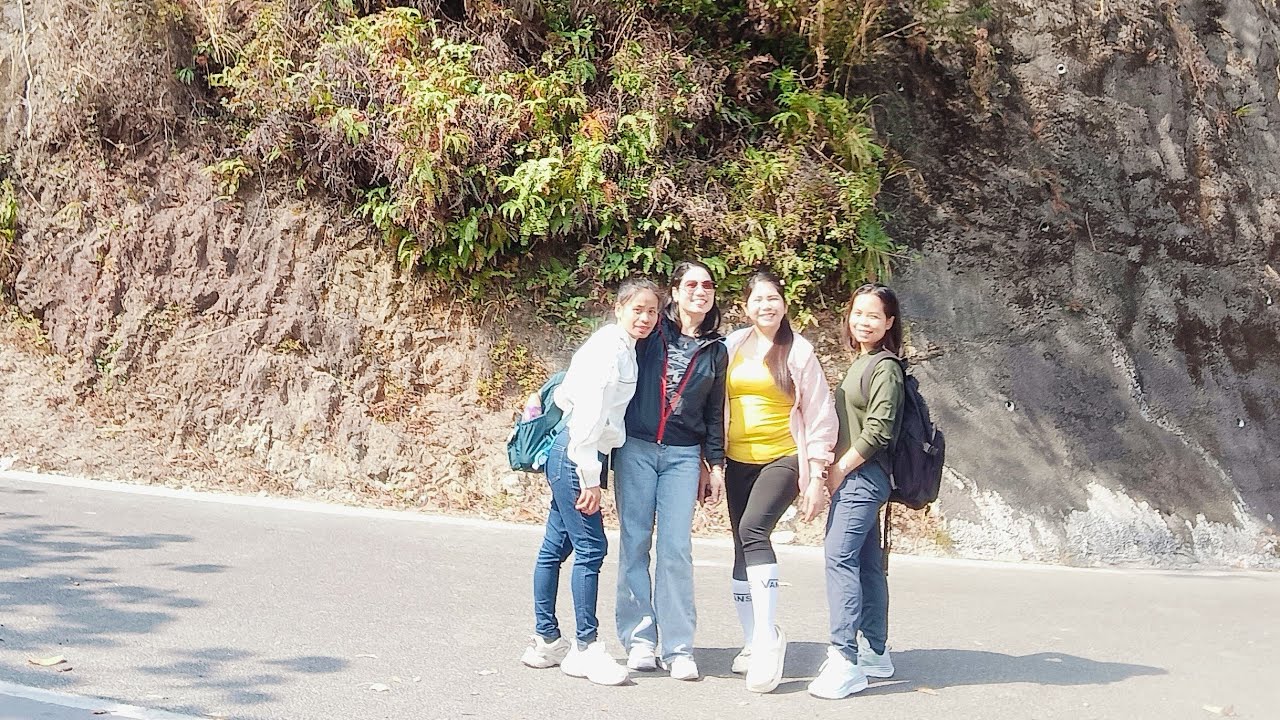 we are on hiking with this 3 pretty gurlie