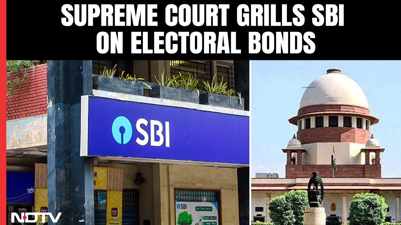 Supreme Court On Electoral Bonds | Supreme Court Grills SBI: 
