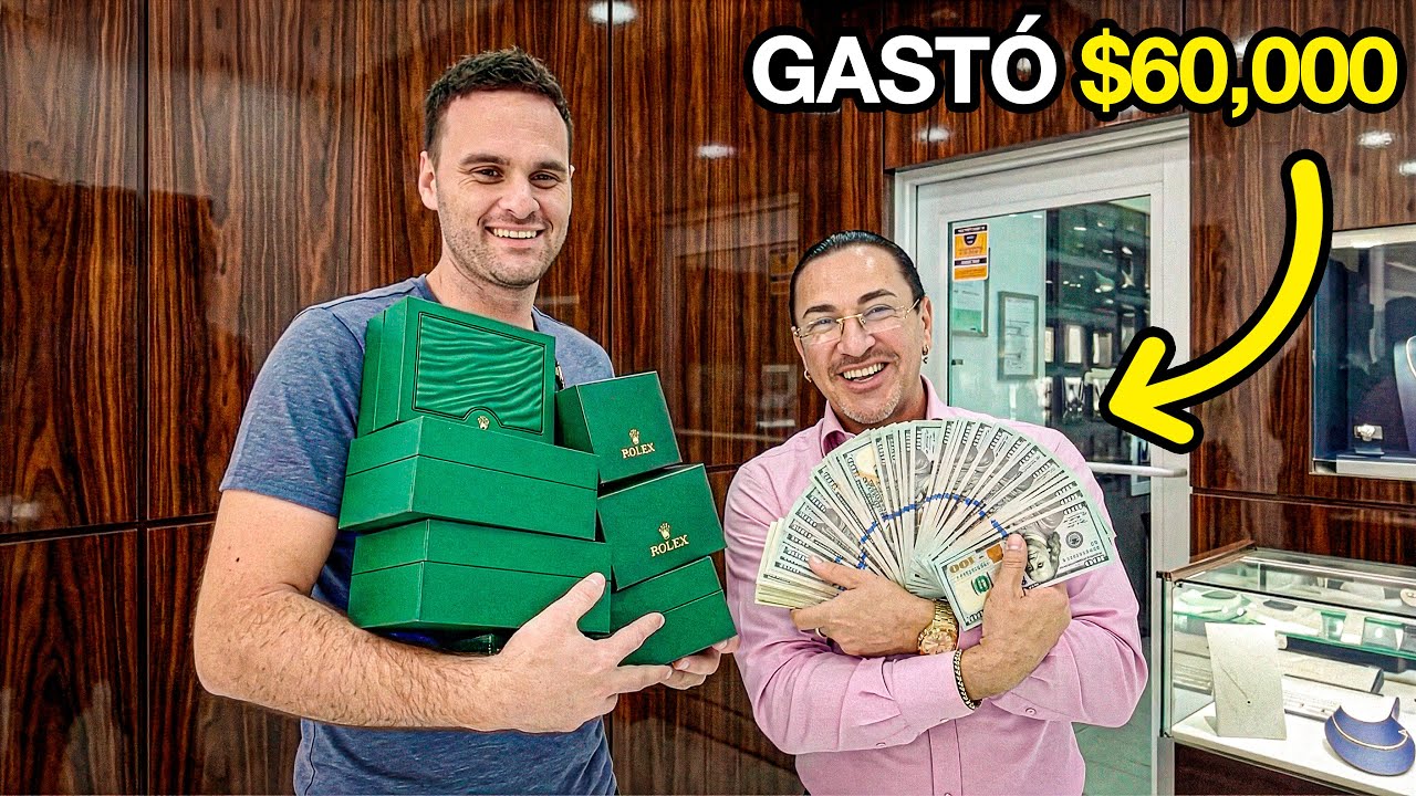 ¡UN GRINGO GASTÓ +$60,000 EN RELOJES!
