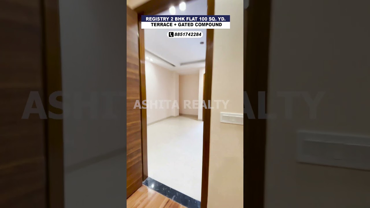 Main road पर 2 BHK | 2 BHK Flats in Gated Compound | Registry & Loan| 8851742284 