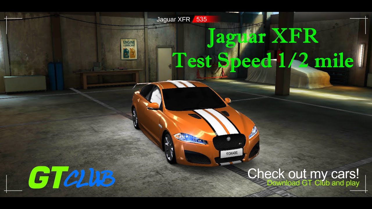 Jaguar XFR Test Speed 1/2 mile