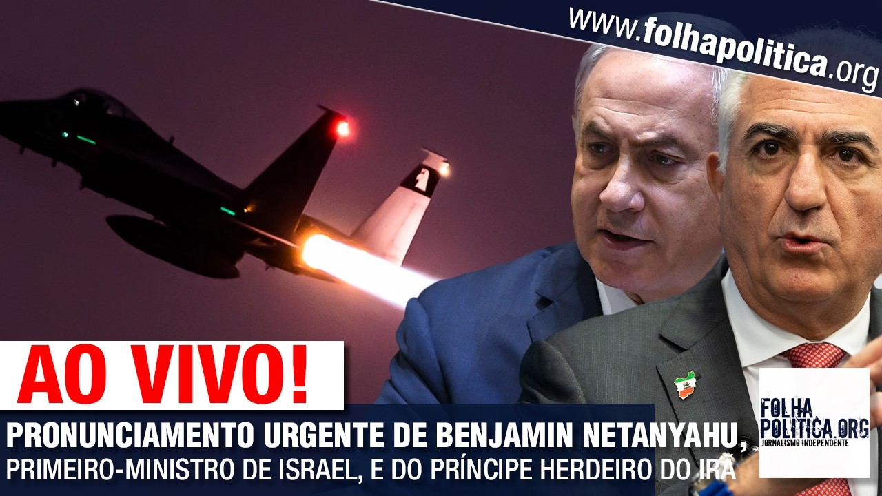 AO VIVO: PRONUNCIAMENTO URGENTE DE BENJAMIN NETANYAHU, PRIMEIRO-MINISTRO DE ISRAEL, E DO PRÍNCIP...