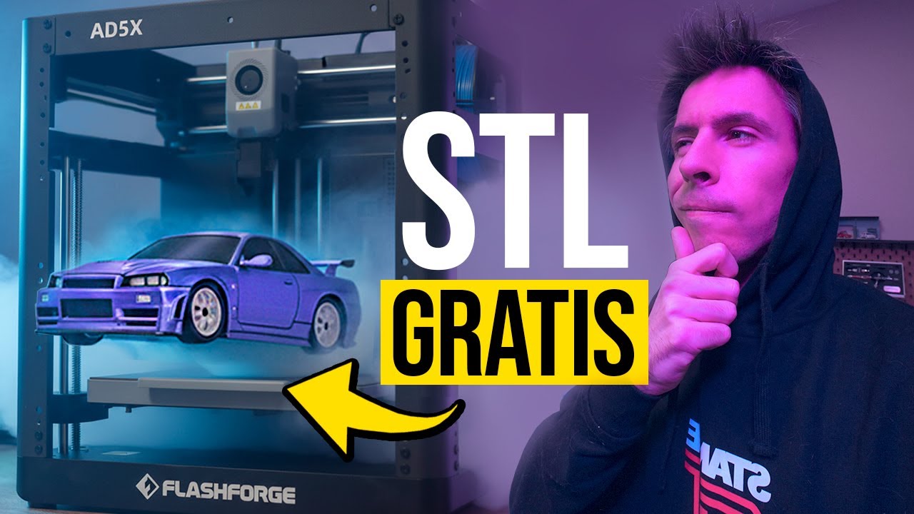 Mi primer GTR R34 en impresión 3D FDM (STL Gratis) | Flashforge AD5X