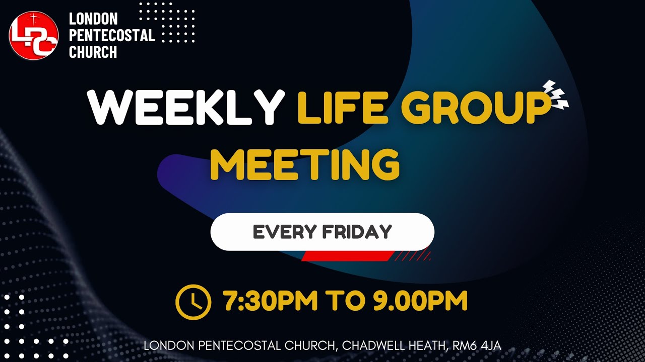 LPC - Life Group Meeting | Friday | 09/01/26