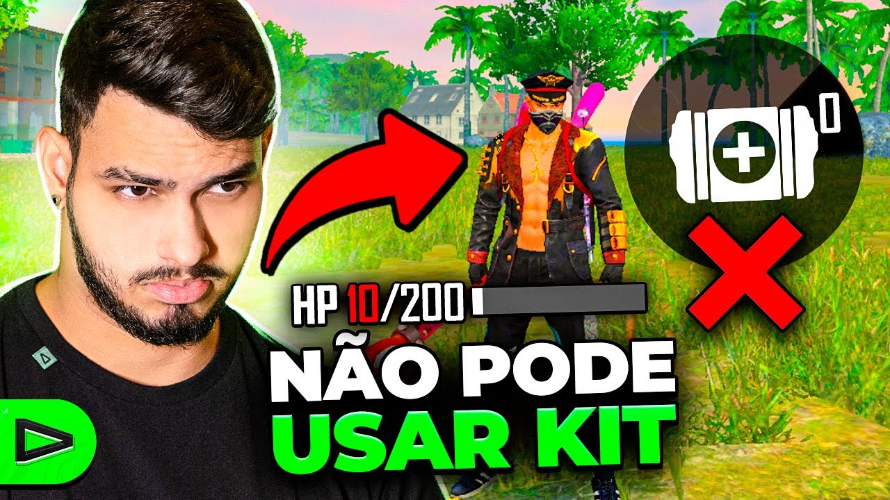 NÃO VALE USAR KIT MÉDICO NESSA PARTIDA DA LOUD FREE FIRE!!
