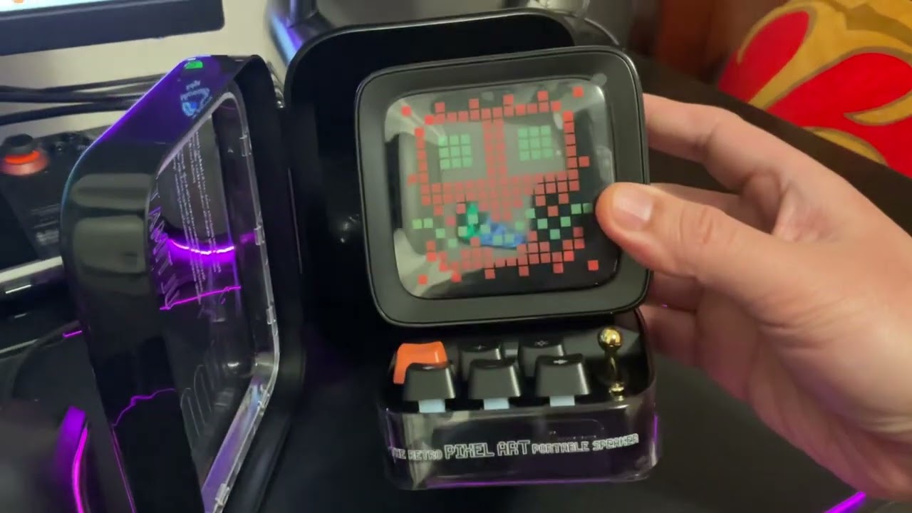 Divoom DitooPro Retro Pixel Art Bluetooth Speaker Unboxing