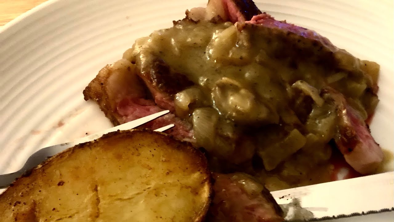 STEAK AND MY FAV WAY TO MAKE POTATOES