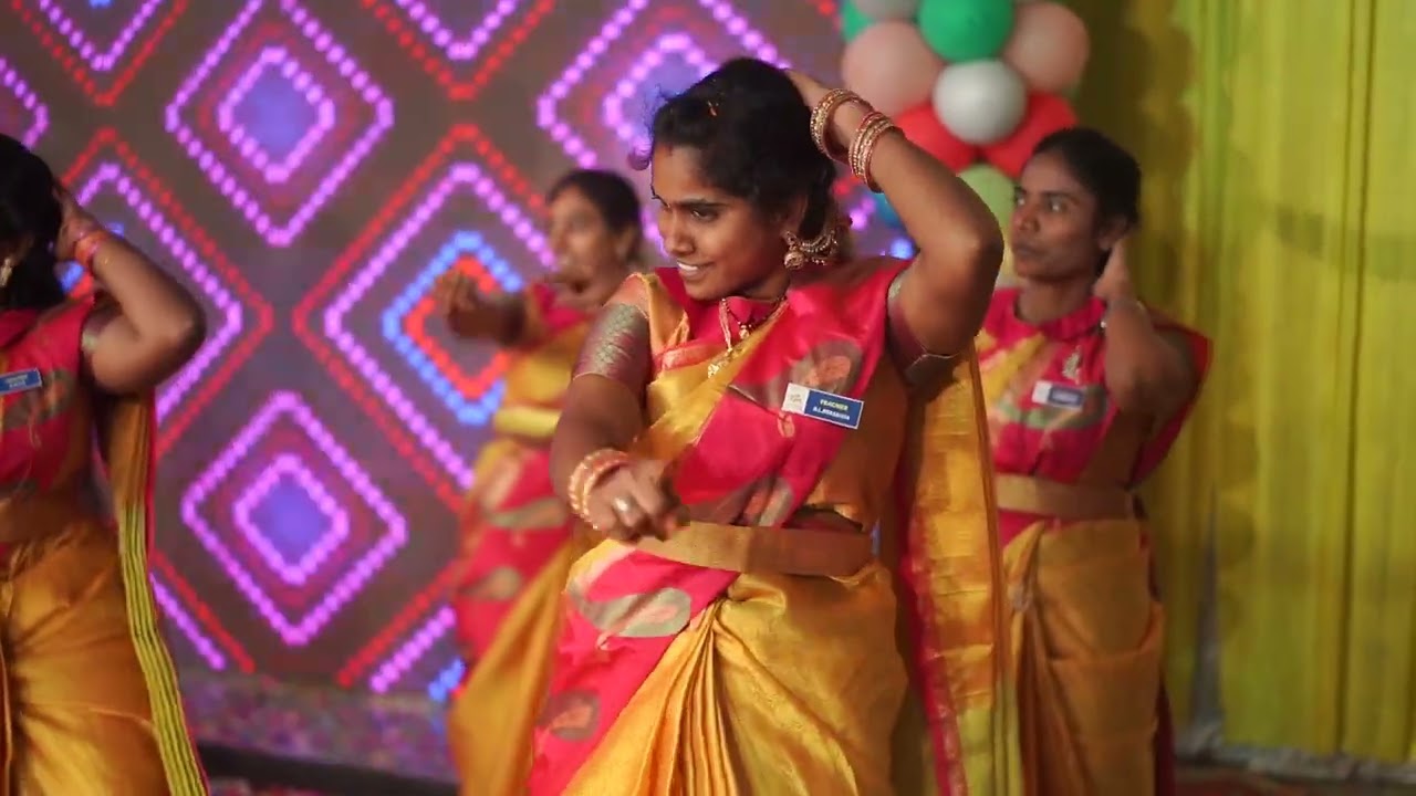 Tiny Bells Pre school Ongole 5th Annual day Celebrations 2022-2023 with  All Staff Team Dance