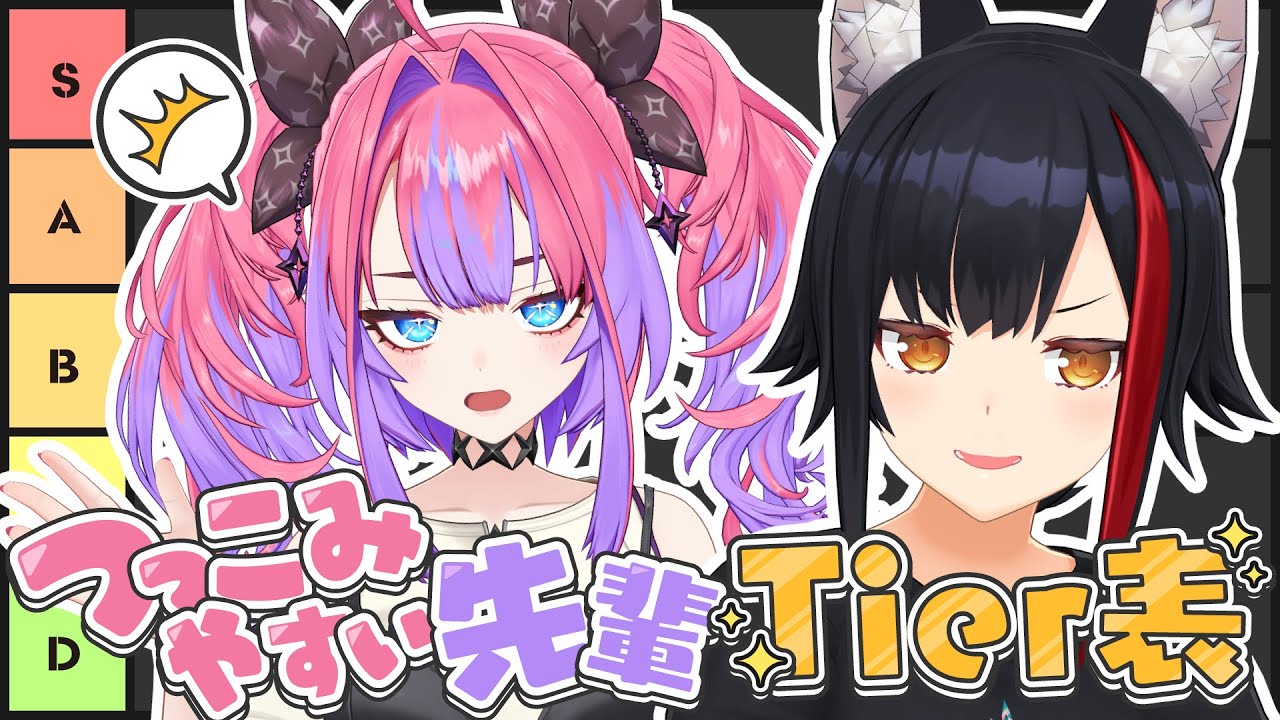 【ホロメンTier表】つっこみやすい先輩Tier表！withミオ先輩！【#綺々羅々ヴィヴィ #hololiveDEV_IS #FLOWGLOW】