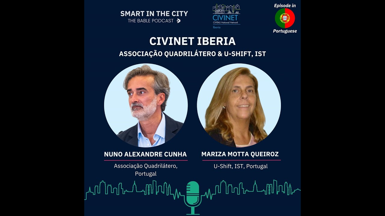 #54 CIVINET Iberia: [Portuguese] Navegar por Soluções de Mobilidade Urbana Sustentável