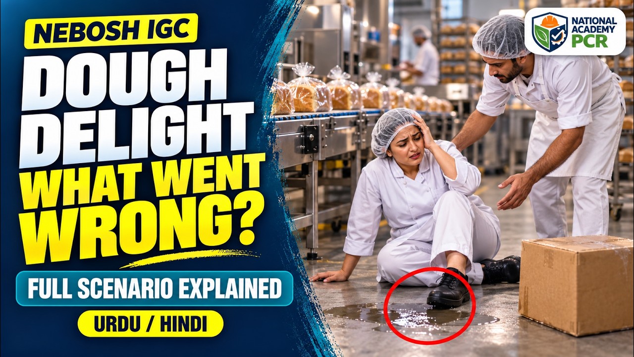 NEBOSH IGC (IG1) Dough Delight Scenario Explained | 09 July 2026 Exam | Urdu/Hindi