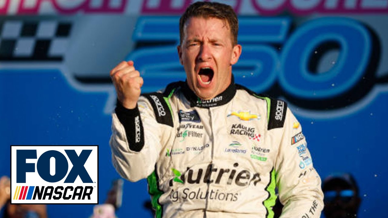 AJ Allmendinger passes Ty Gibbs late in overtime Xfinity Series win at Charlotte Roval | NASCAR