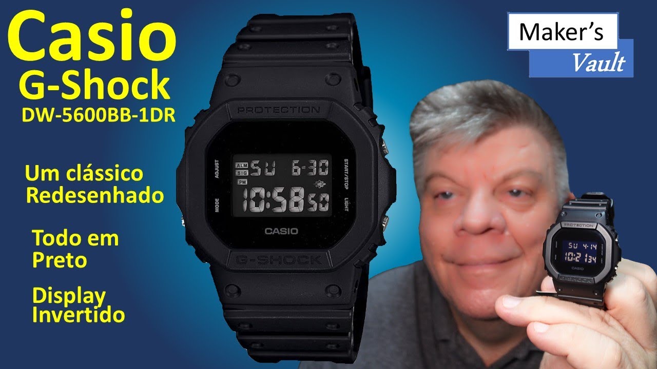 Casio G-Shock DW-5600BB-1DR: Um Clássico Redesenhado