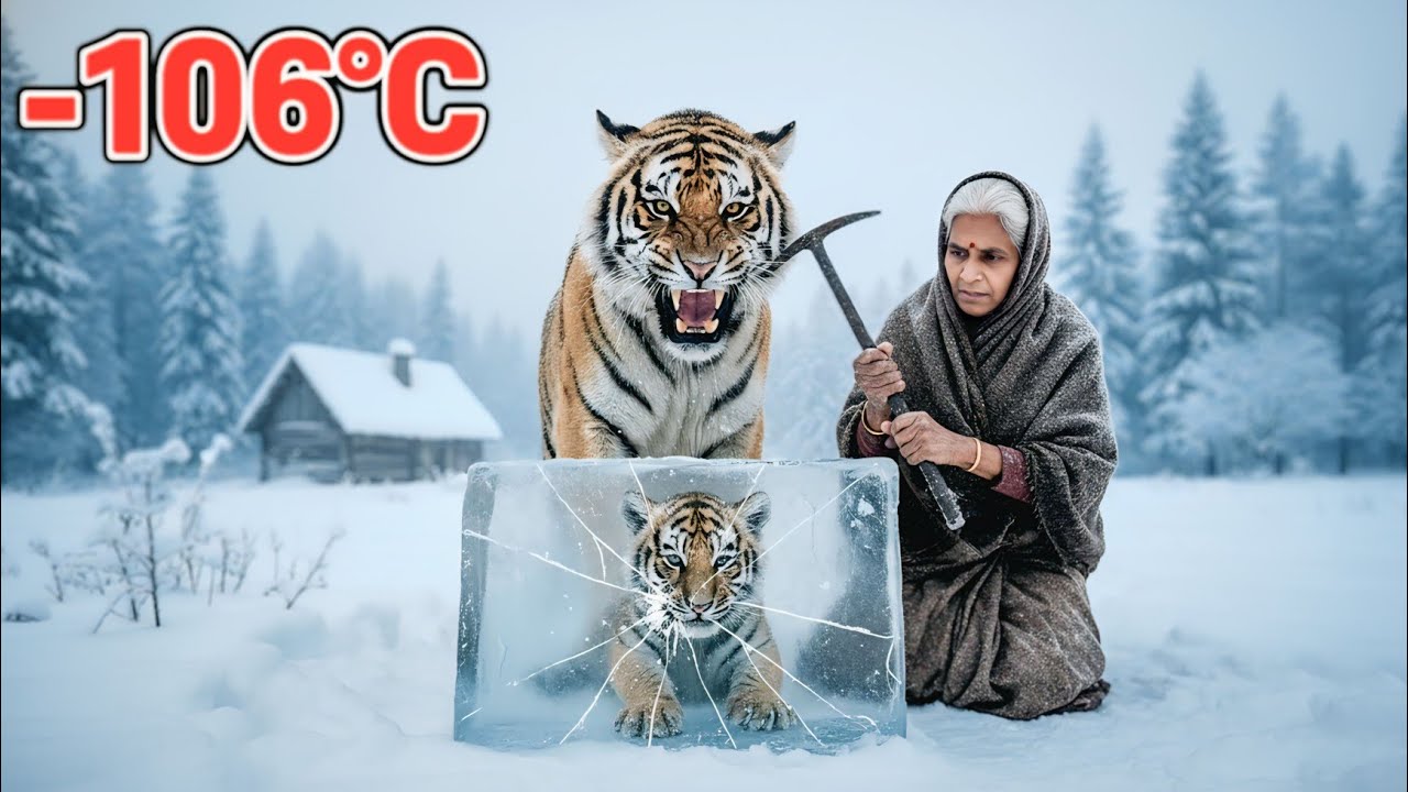 Frozen Alive: A Mother Tiger’s Desperate Plea in the Coldest Place on Earth