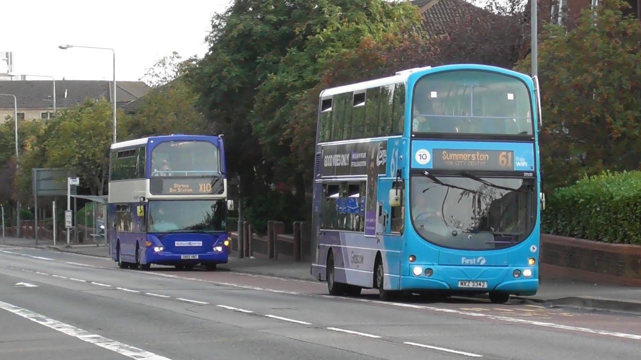 Buses on Maryhill Road - 28/08/2021