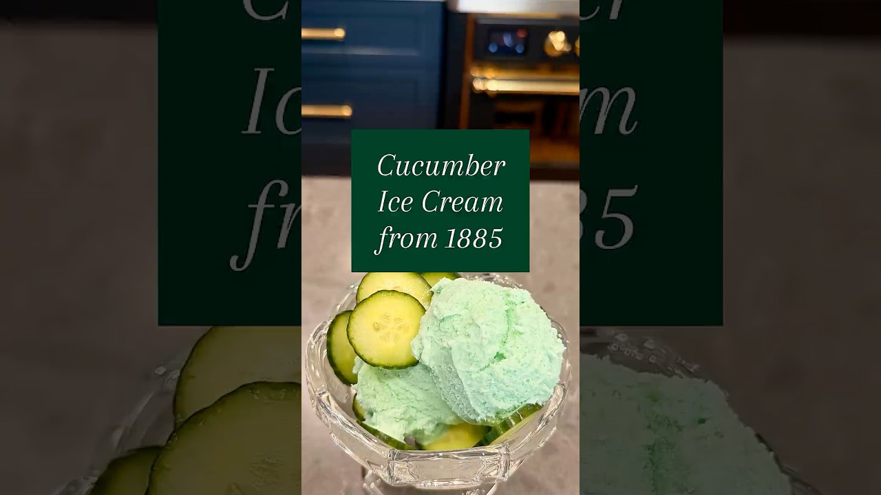 Cucumber Ice Cream from 1885