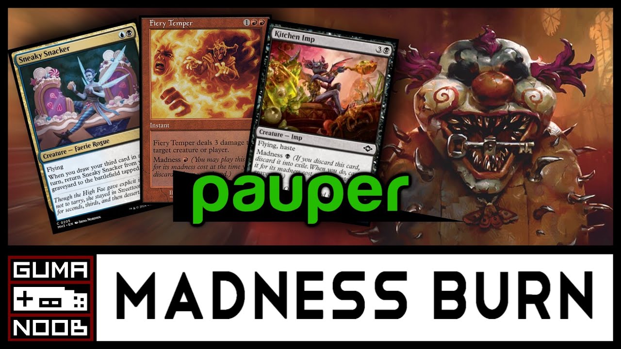 MADNESS BURN (Pauper League) - O Rakdos tá Muito FORTE